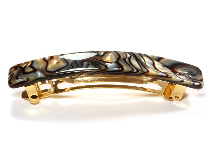 Elise Onyx Barrette Lemper Hårspænde - 1.5 cm