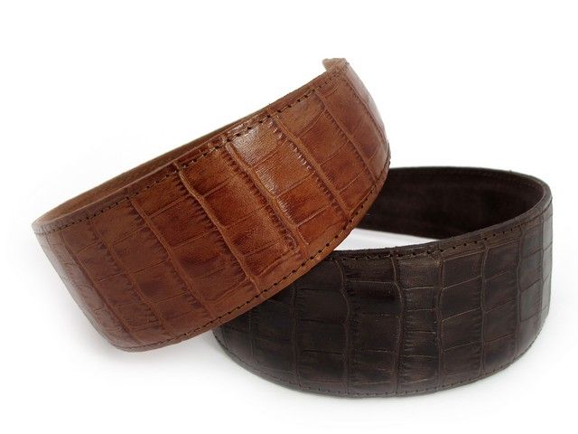 Læder hårbøjle - 5 cm