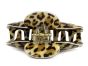 Lysbrun Leopard Hårklemme