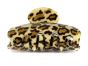 Lysbrun Leopard Hårklemme